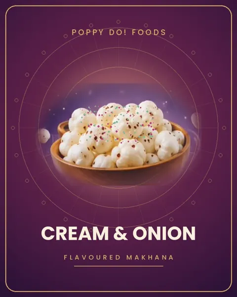 Cream & Onion flavoured makhana