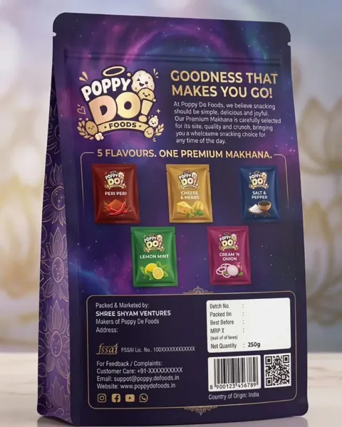 Flavour Fiesta sampler — back